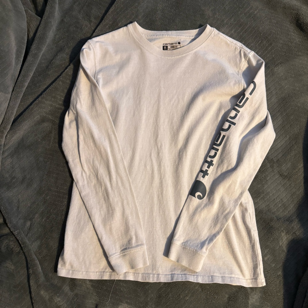 Carhartt women’s off white Long Sleeve Tee